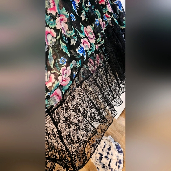 EXPRESS FLORAL lace up Maxi - Picture 4 of 8